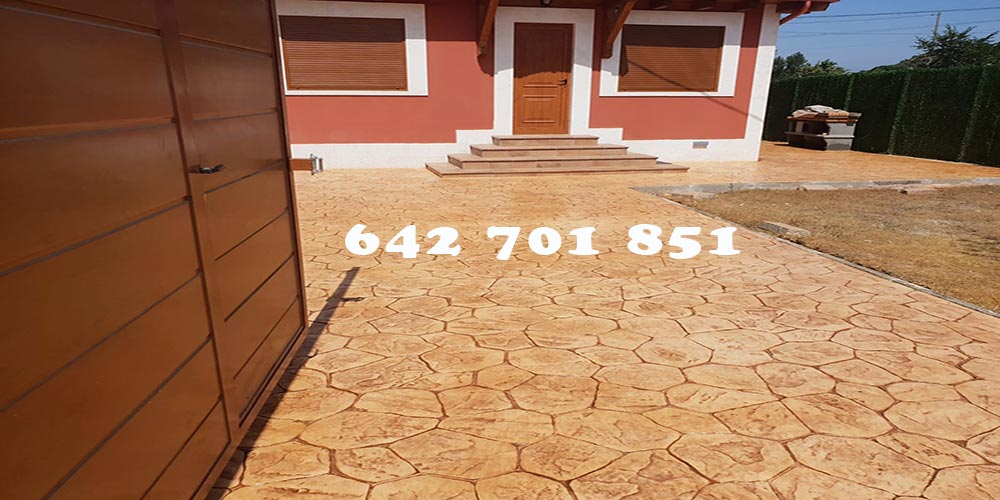 Hormigón impreso Fresno de Torote Madrid