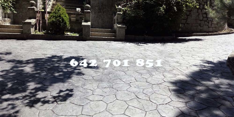 Hormigón impreso Pradena del Rincon & Precio obras hormigón pulido