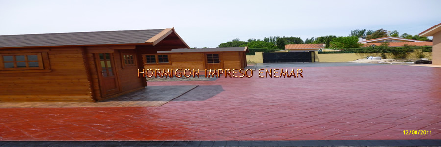 Hormigón impreso Griñon Madrid